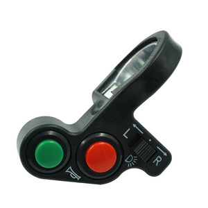 7/8" Universal Motorbike Switch On Off Horn Headlight Turn Signals Push Button Handlebar Control Switches