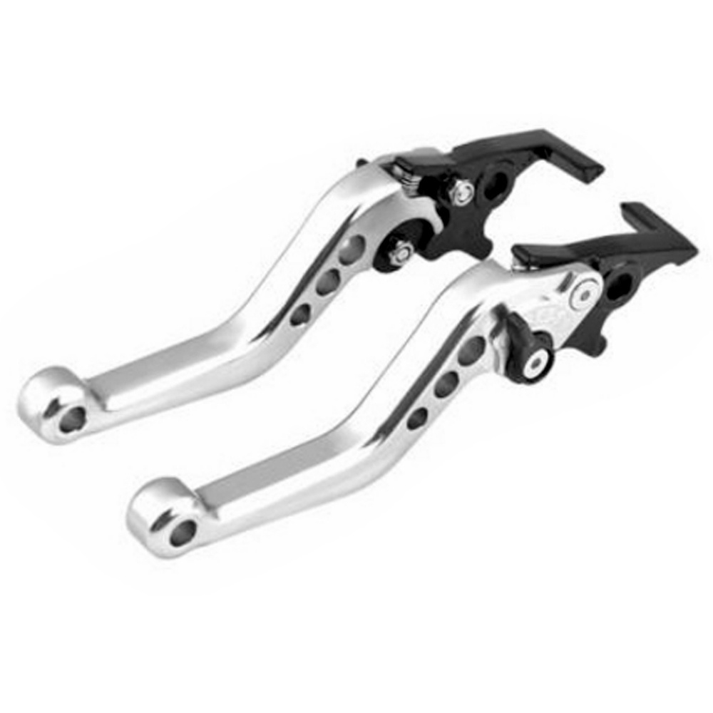 Motorcycle CNC Adjustable Brake Levers ATV Front Rear Double Discbrake Clutch Lever For Yamaha