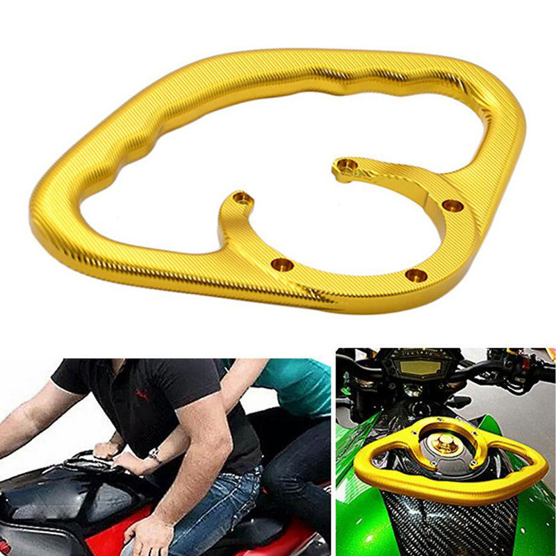 For Kawasaki z250 800 1000 CNC Aluminum Passenger Front Handgrips Hand Grip Tank Grab Bar Handles Armrest