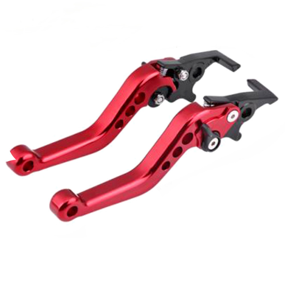 Motorcycle CNC Adjustable Brake Levers ATV Front Rear Double Discbrake Clutch Lever For Yamaha