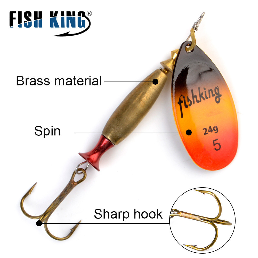 FTK FS-002 20g Fishing Spoon Lures For Trout Pike Bass Trolling Fishing Spinner Lure Bait Fishing Lures