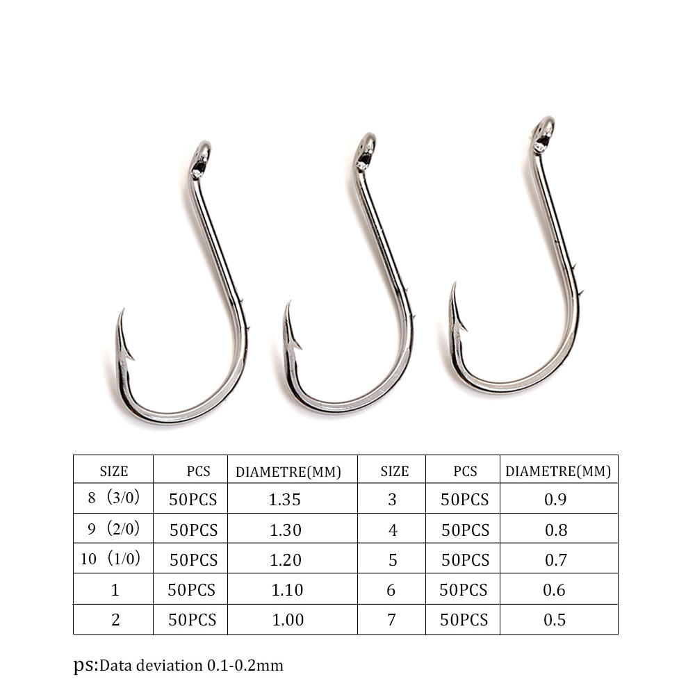 FTK 92155 Sea Fishing Hooks Saltwater High Carbon Circle Fishing Octopus Fishing Hook