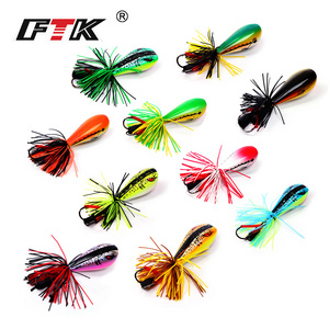 FTK OEM Thunder Frog Aritificial Lure Swimbait Hard Artificial Bait Fishing Lure Lifelike Bait with Double Hook