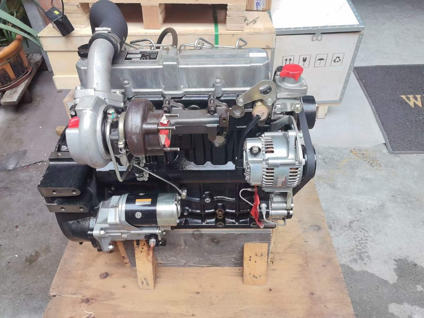 Original and New Engine Assembly S4S S4SDT 55KW 2500RPM Diesel Engine with Supercharged Engine for Construction Machinery