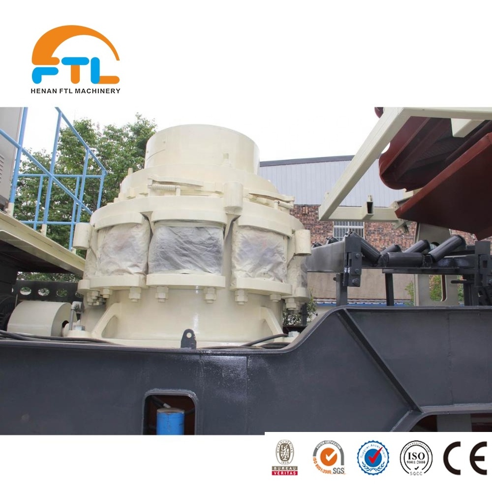 China Top Ten Trailer Truck Mounted Stone Jaw Crushing Rock 100TPH tyre Mobile Crusher Plant