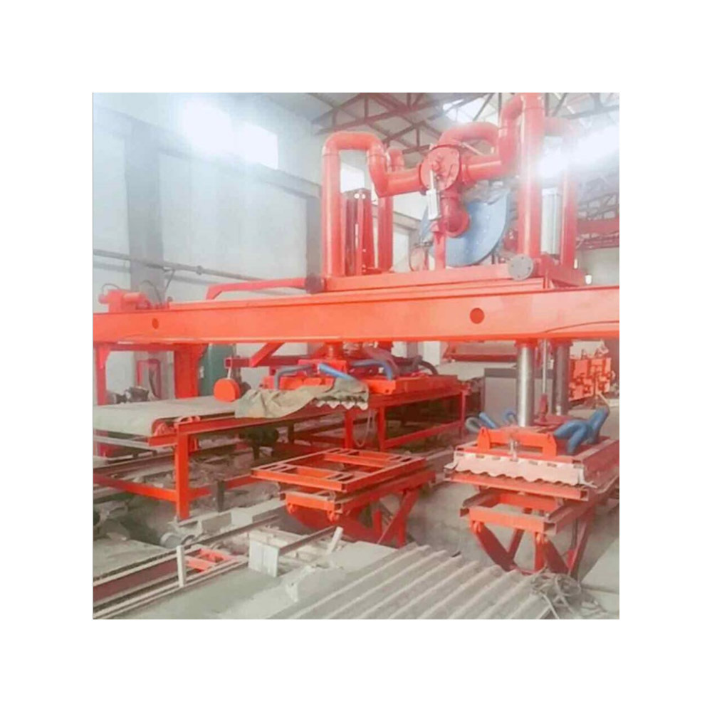 Asbestos tile production line machinery list construction equipment for the production of cement metal tiles