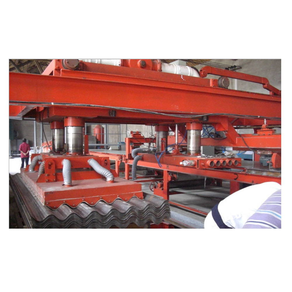 Asbestos tile production line machinery list construction equipment for the production of cement metal tiles