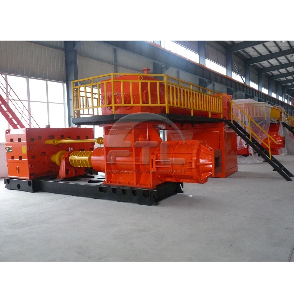 Low Price High Efficiency Automatic Clay Brick Make Red Vacuum Extruder for Sale