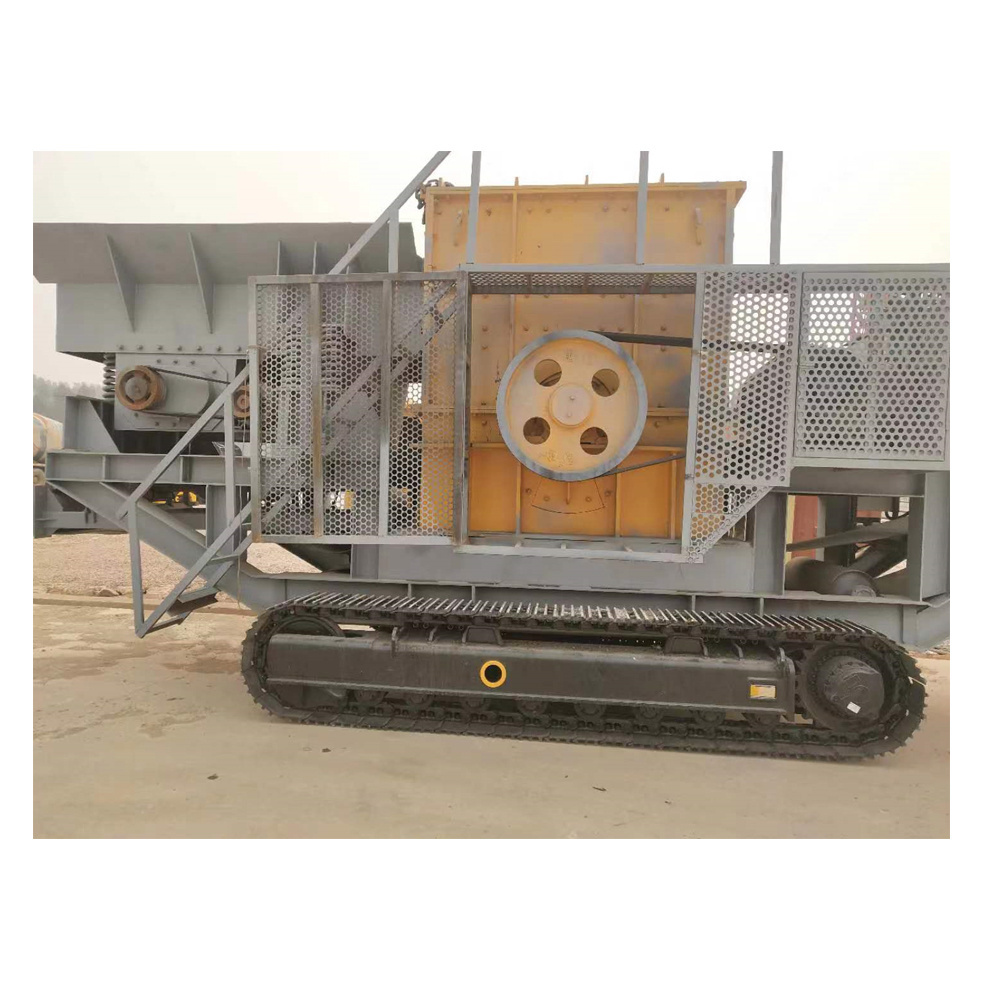 Crawler type mobile crusher price, Small Portable granite gravel rock stone jaw crusher machine, mobile concrete crushing plant