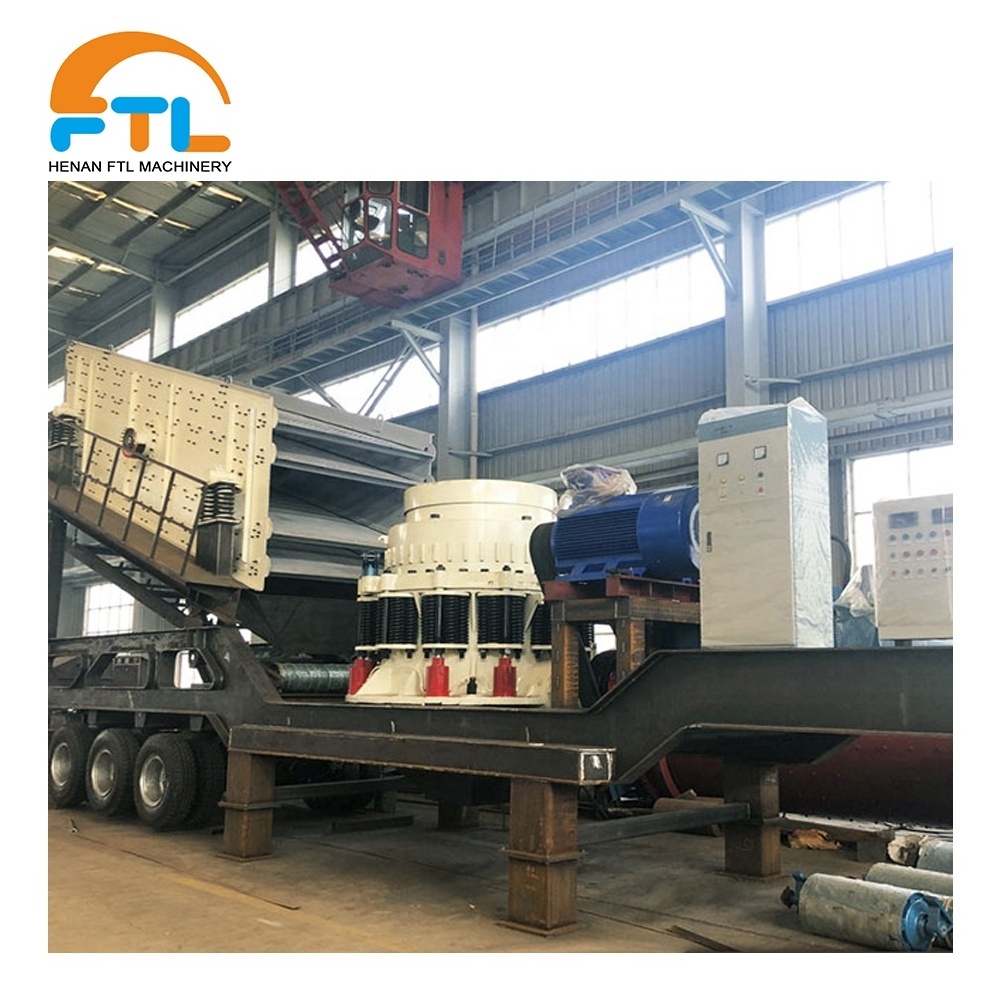 Used Small Mini Easy Moving Movable Mobile Portable Rock Stone Crusher Crushing Machine Plant Price For Sale In Philippines