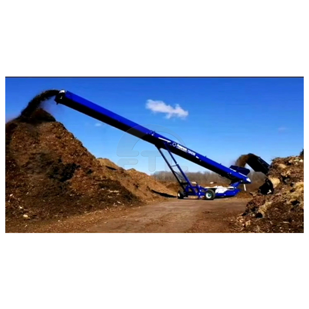 Professional sand stone Material Handling Conveying Equipment Crawler belt conveyor