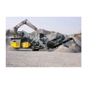 Crawler type mobile crusher price, Small Portable granite gravel rock stone jaw crusher machine, mobile concrete crushing plant