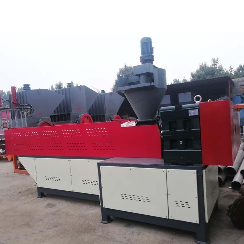 Plastic  pp pe film pelletizing recycling compactor agglomerate machine