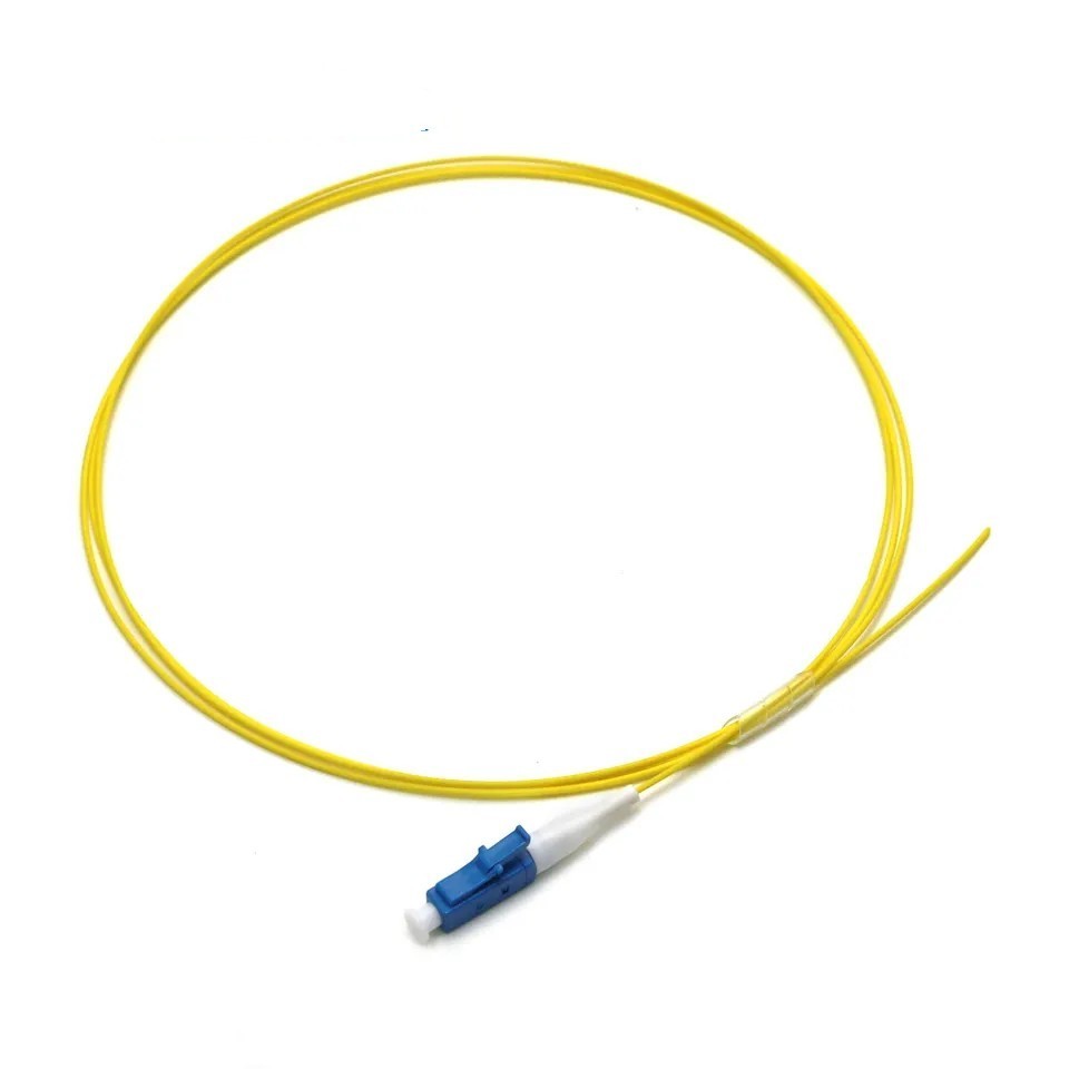 Simplex 9/125 Single Mode Fiber Optic Pigtail LC/UPC Connector, 0.9 mm PVC/ LSZH Outer Jacket fiber optic pigtails