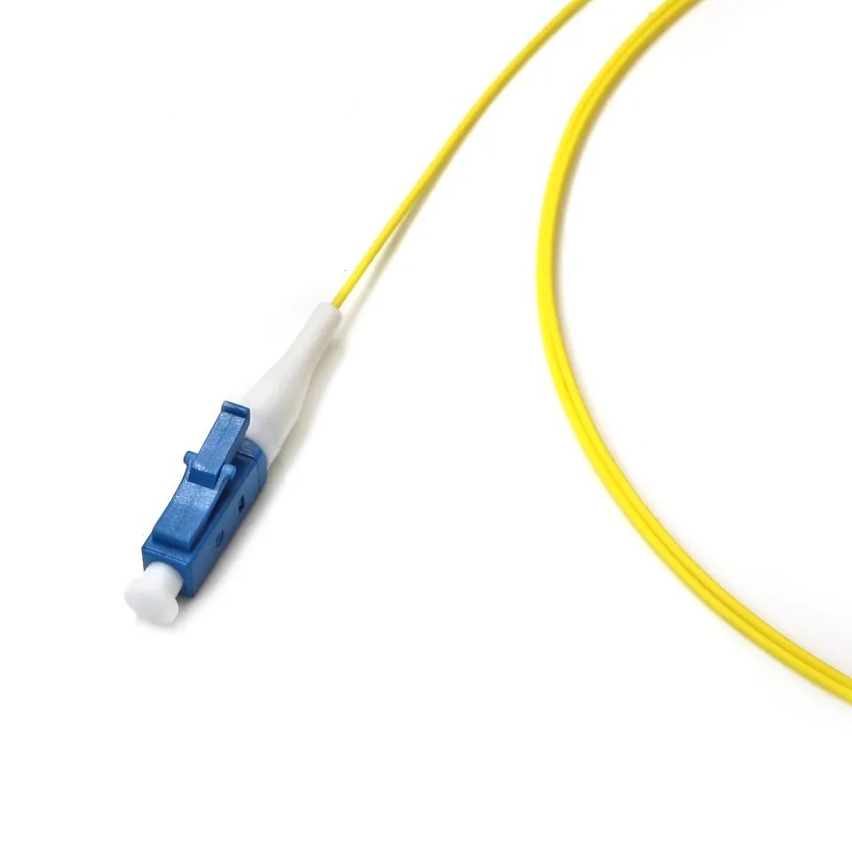 Simplex 9/125 Single Mode Fiber Optic Pigtail LC/UPC Connector, 0.9 mm PVC/ LSZH Outer Jacket fiber optic pigtails