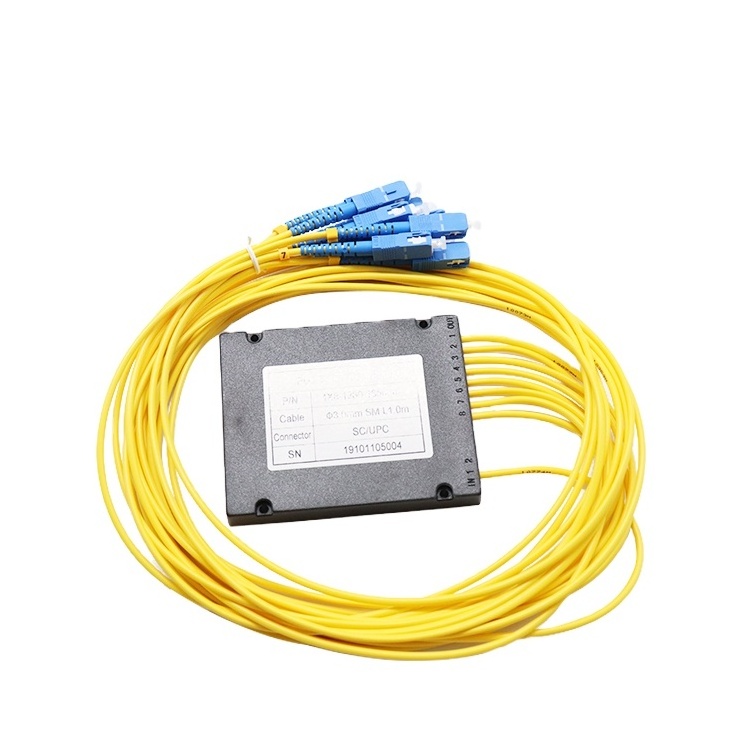 Fiber network equipment FTTH ABS Box 1*3 fiber optic coupler 1 x 2 1 x 4 PLC splitter steel tube fiber circulator