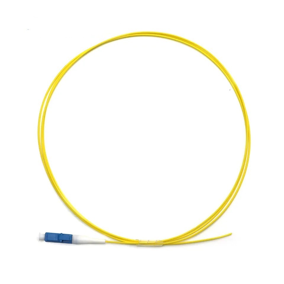 Simplex 9/125 Single Mode Fiber Optic Pigtail LC/UPC Connector, 0.9 mm PVC/ LSZH Outer Jacket fiber optic pigtails