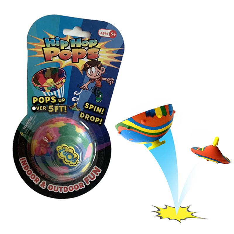 2023 hot Gift Bouncy Bowl toys new trending Hip hop Pops jump up 5 feet Rubber Bouncing Ball Fidget Kids Toy