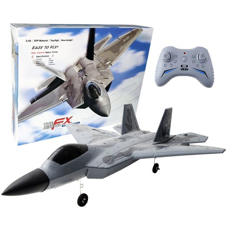 FX922 US Model F22 Rc Airplane Toys 2.4GHz 4CH EPP Foam RTF Rc Plane Glider Aircraft Model Fighter with Dual Servo