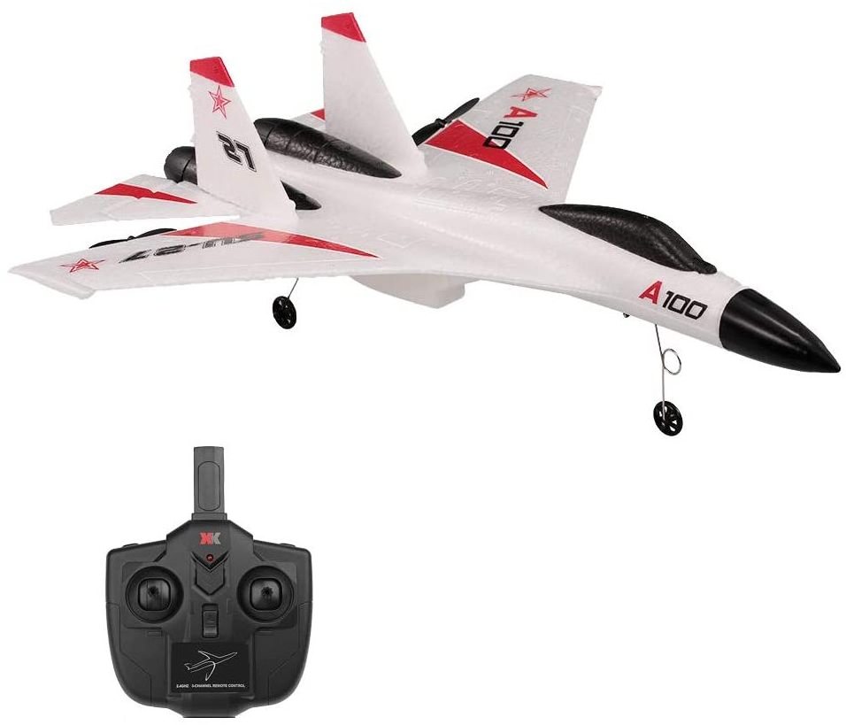 WLtoys XK A100 RC Airplane 3 Channel 2.4GHz Remote Control Airplane Fixed Wing RC Plane Aircraft Easy & Ready to Fly