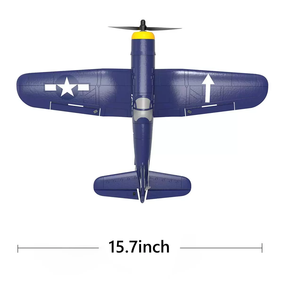 RC Airplane Remote Control Plane Ready to Fly with Gyro Radio Control aircraft for Beginner F4U 2.4ghz 4-CH Electric