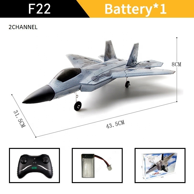 FX922 US Model F22 Rc Airplane Toys 2.4GHz 4CH EPP Foam RTF Rc Plane Glider Aircraft Model Fighter with Dual Servo