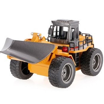 HUINA 1586 1/18 6 Channels 2.4G Engineering Truck Snowplows Alloy RC Car Toys Construction Learning Machine Pretend Children