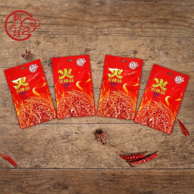 Fantianwa Explosively Spicy Strips- Spicy Strips from Childhood --Traditional Chinese Food--Latiao