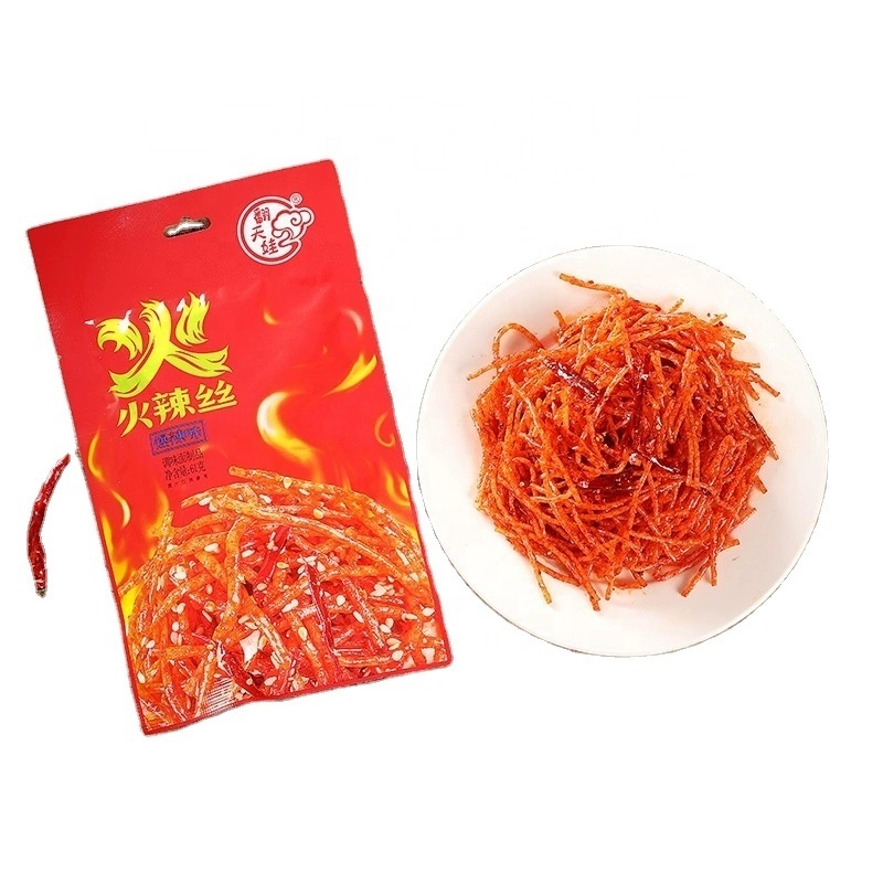 Fantianwa Explosively Spicy Strips- Spicy Strips from Childhood --Traditional Chinese Food--Latiao