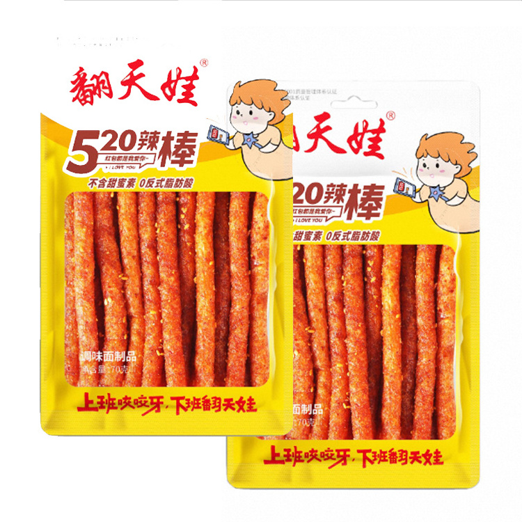 70g/Bag China Taste Sweet And Spicy Flavor Latiao Food Spicy Strips Snack---Latiao--Spicy Strips