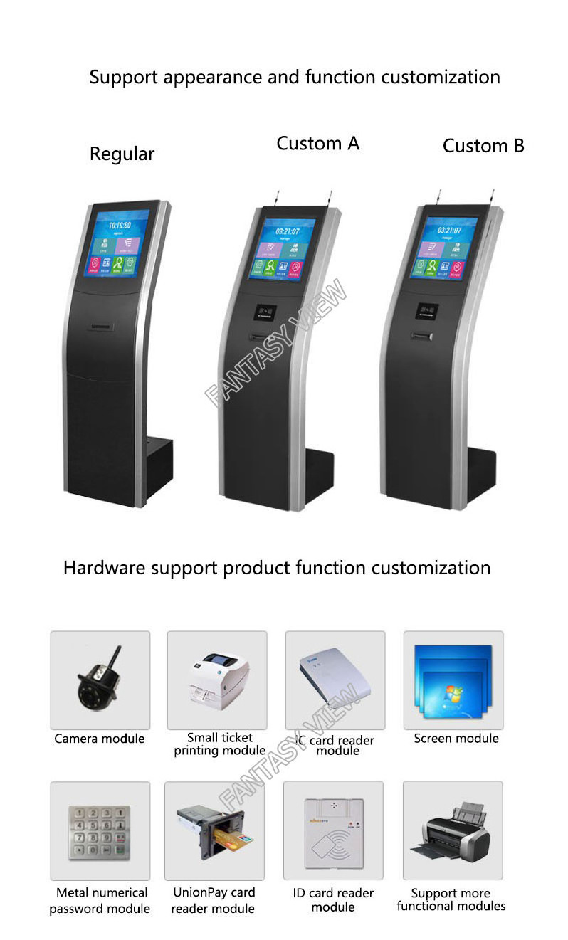 19 inch Queue Wireless Calling System Smart Management LCD Number Call Bank Hospital