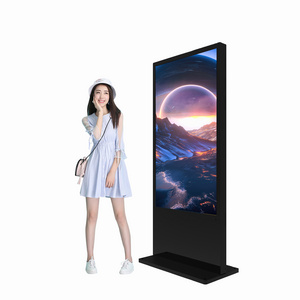 Screens Wall Mounted Outdoor Advertising Display Electric Pylon Totem Sign Social Photo Booth Touch Screen Camera