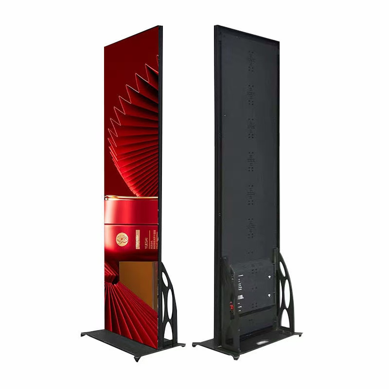 indoor digital signage Advertising Players P2.5 P3super-thin floor standing led poster display screen