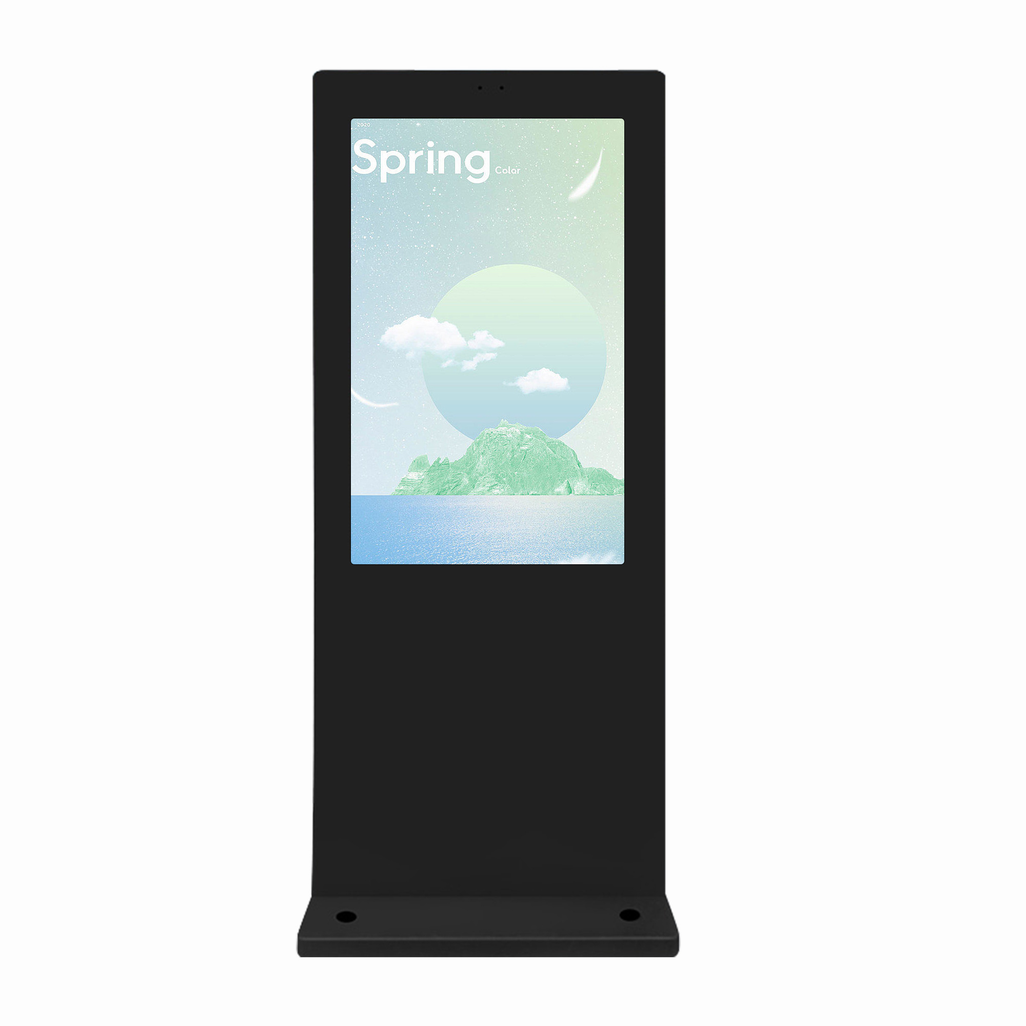 Digital Signage 55 Inch Outdoor Drive Thru Menu Board Display For Outdoor Restaurant