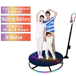 Automatic Spinning 360 Degree Photo Booth Camera 360 Spin Photo Booth Rotating Stand With Belt Rotating