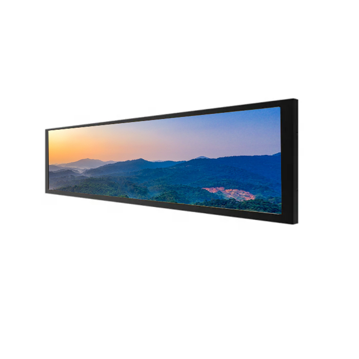 21/23/24/28/48 Inch LCD Shelf Edge Panel Advertising Touch Screen Stretch Bar LCD Digital Signage Display