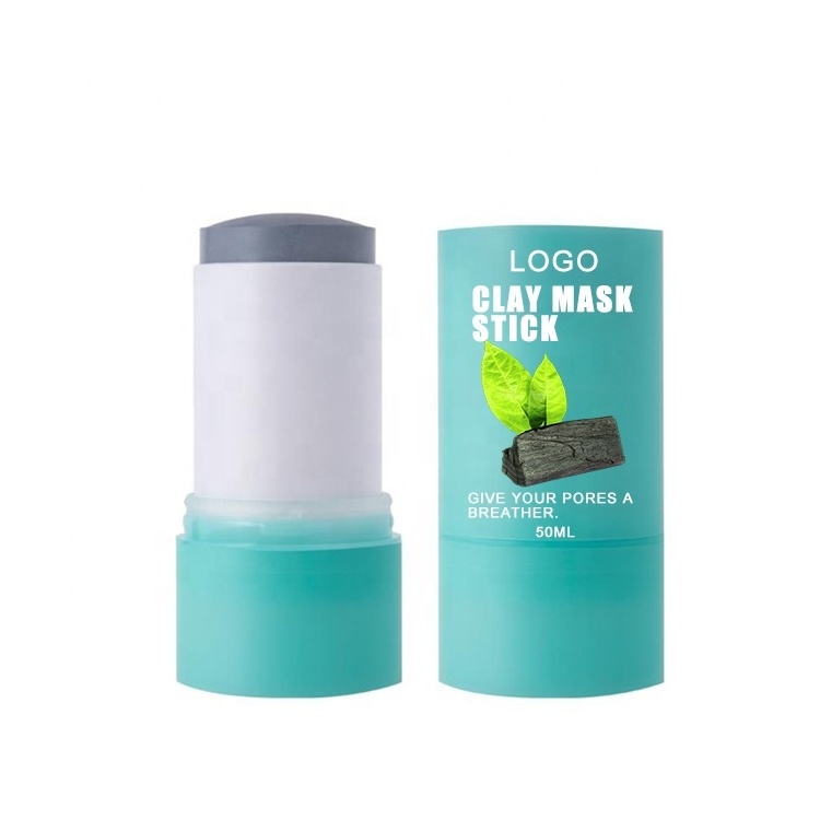 Face Mask Stick Anti Blemish Stick Cleansing Green clay Face Mud Facial Anti Ance Blackhead Green Musk Green Tea Mask Stick