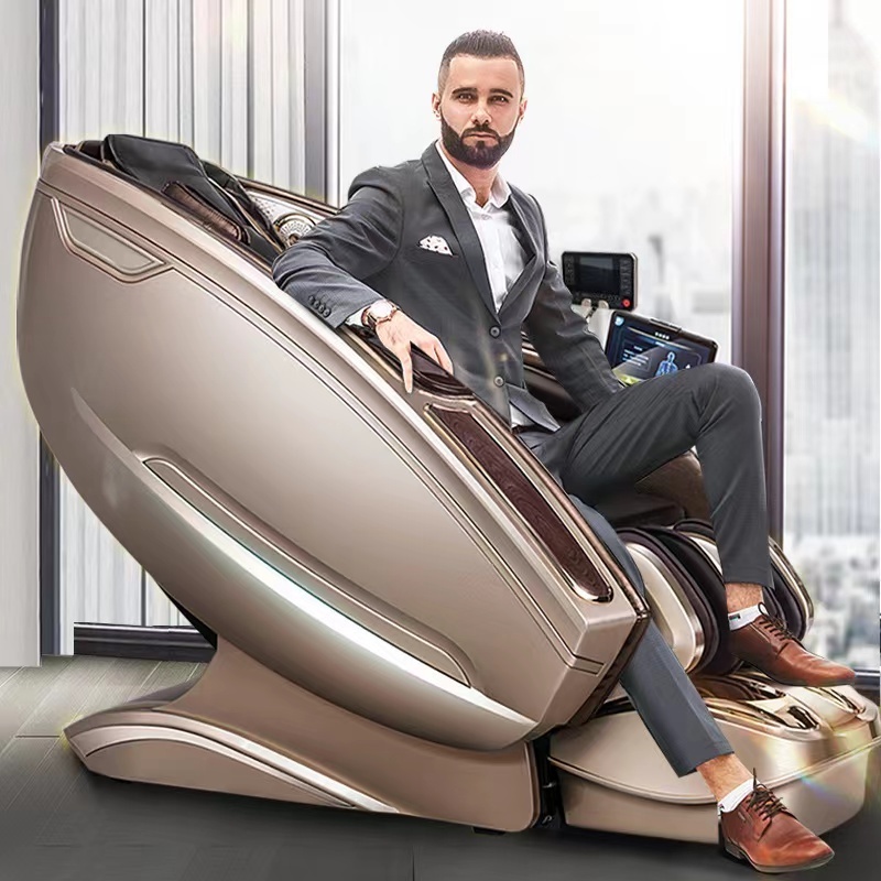 2023 Thai SL Track Zero Gravity Shiatsu Chair Massage Luxury Commercial 3D zero gravity vending Massage Chair