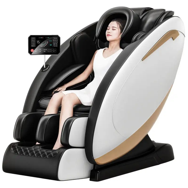 2024 New Design Full Body Zero Gravity 8d Fixed Roller Cheap Price Electric Music Massage Chair With Foot Head Massage