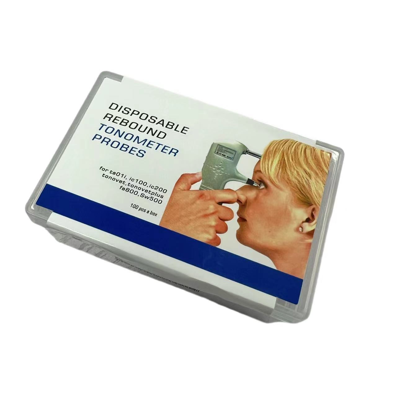 Disposable rebound tonometer  for iCare ta01i tonovet fa800 sw500 Tonometer  100pcs/Box