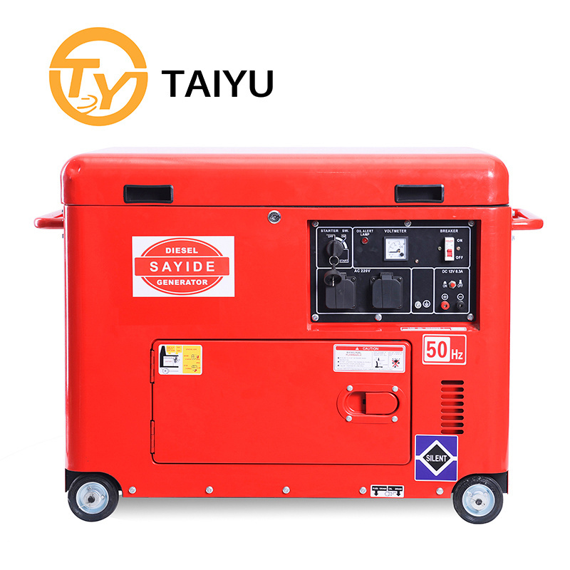 super silent 5kw natural gas /LPG gas / petrol/ Gasoline generator