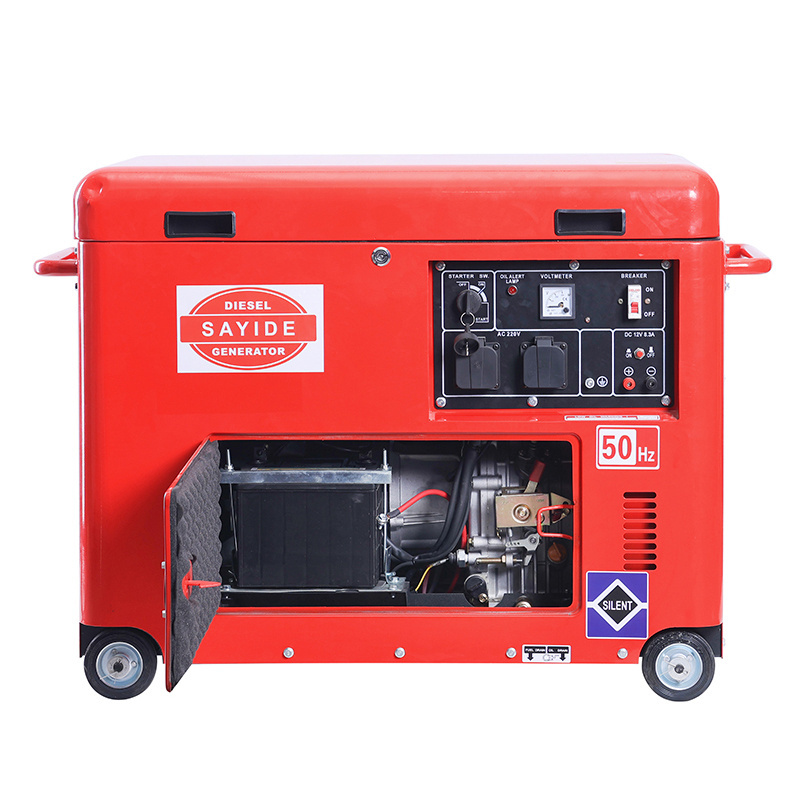 super silent 5kw natural gas /LPG gas / petrol/ Gasoline generator