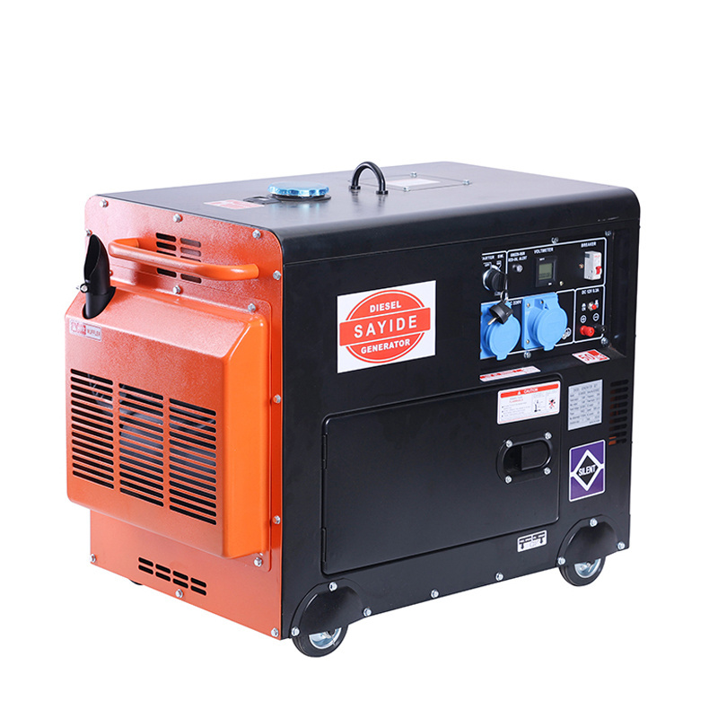 5KW 6KW  7KW 8KW 10KW Kva  Small Diesel Generator Engine  Single Phase Or Three Phase Silent Diesel Generator Easy To Move