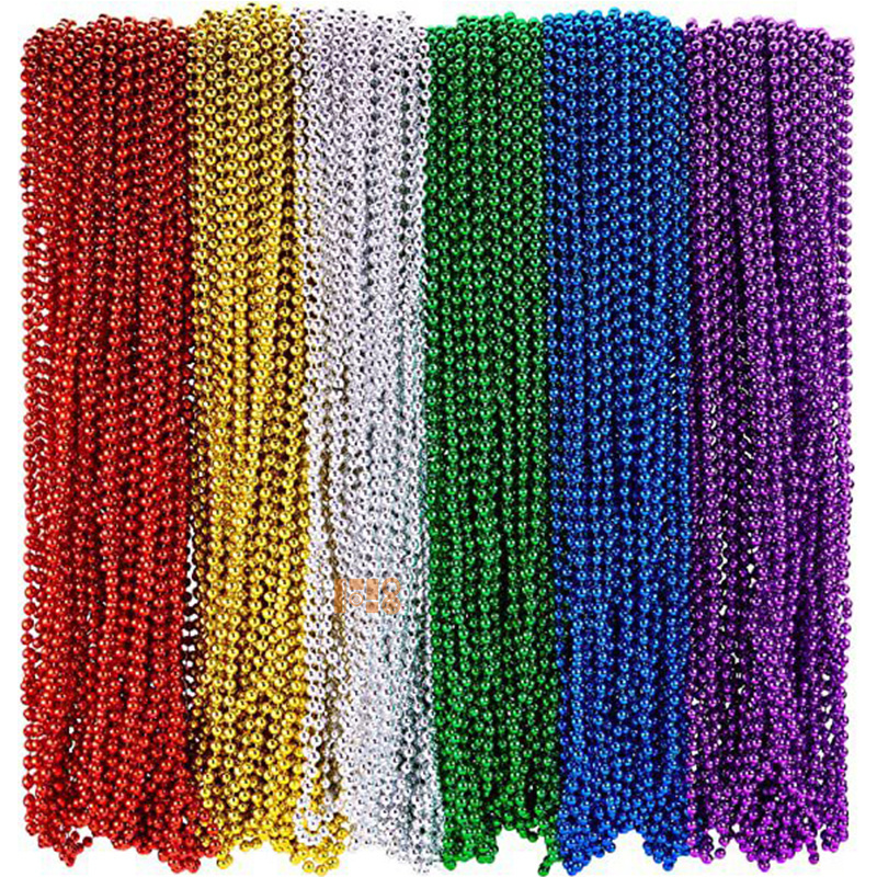 2024 Fuban wholesale mardi gras beads party necklace Saint Patrick's Day Beads carnival party mardi gras throw