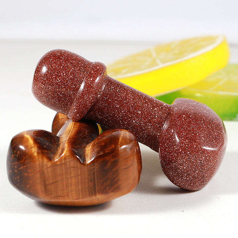 2inch wholesale natural crystals healing stones Mini Penis crystal penis crystal glass plug dildo male phallus