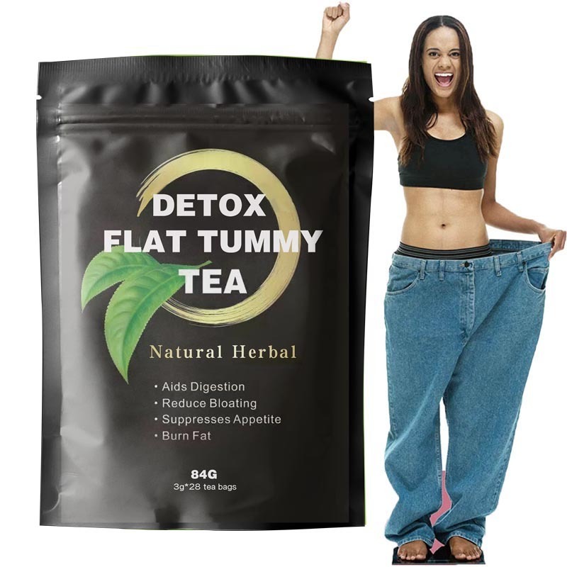 flat tummy tea With Moringa Hot Selling Nigerian Market Organic Traditional Chinese Herbal slim weight loss slimming detox tea