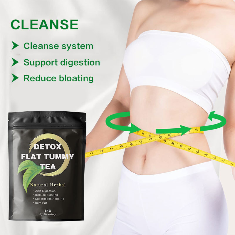 flat tummy tea With Moringa Hot Selling Nigerian Market Organic Traditional Chinese Herbal slim weight loss slimming detox tea