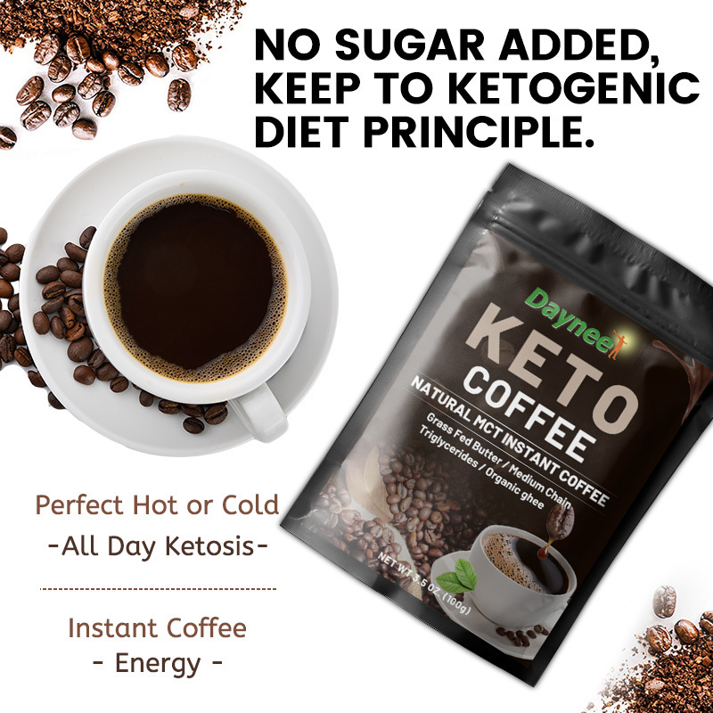 Keto Coffee Natural Healthy Diet Control MCT Meal Replacement Food Instant Weight Loss Keto coffee