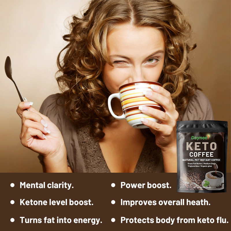 Keto Coffee Natural Healthy Diet Control MCT Meal Replacement Food Instant Weight Loss Keto coffee