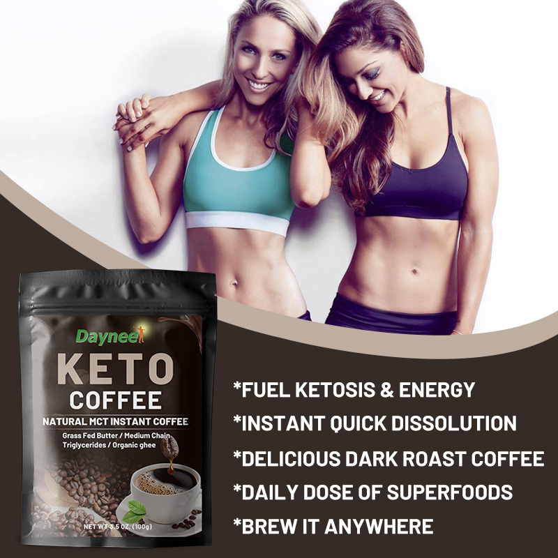 Keto Coffee Natural Healthy Diet Control MCT Meal Replacement Food Instant Weight Loss Keto coffee